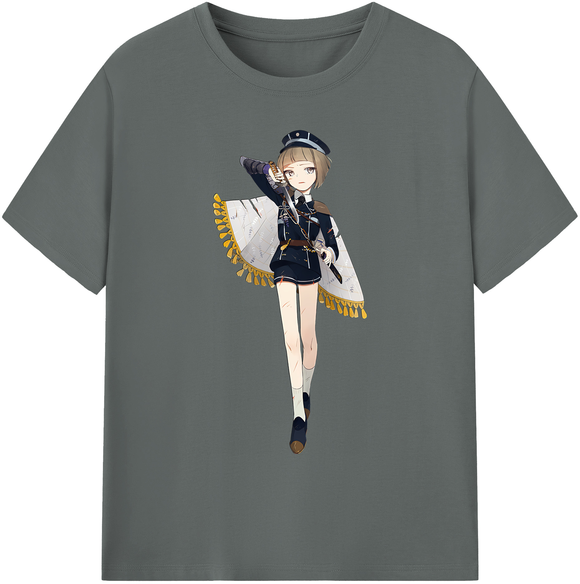 （画像用） 刀剣乱舞 Touken Ranbu 綿100％ メンズ半袖Tシャツ｜肌触りやわらか＆通気性